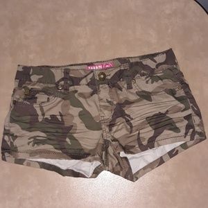 Camouflage shorts
